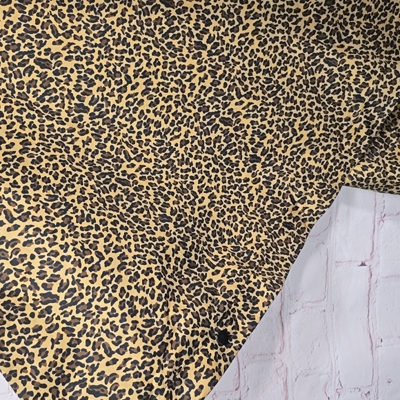 London Fog Cheetah Print Hooded Poncho One Size Fits Most - Picture 3 of 10